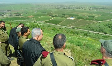 Netanyahu visits Golan Heights, near Syrian border, and cautions Israel’s enemies
