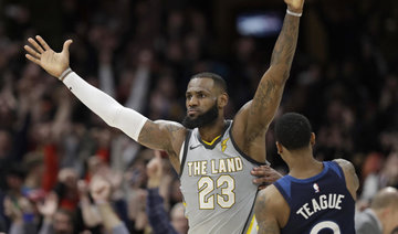 Lebron James buzzer-beater lifts Cavaliers against Timberwolves