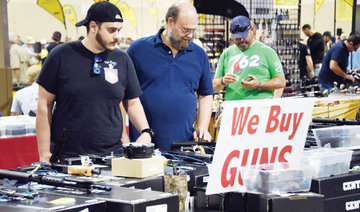 Pistols, rifles, ammunition on display at Miami gun show