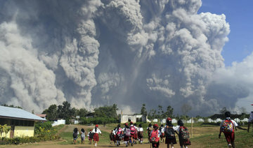 Indonesia’s Sinabung volcano unleashes towering ash column