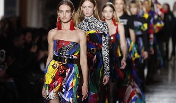 Versace rocks Milan’s fashion week with loud college style