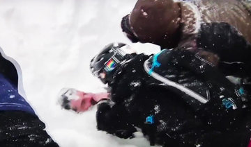 Buried alive: Video shows man’s rescue after avalanche