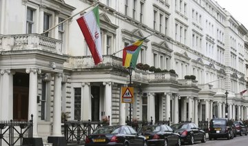 Protesters held after scaling Iran embassy in London: police