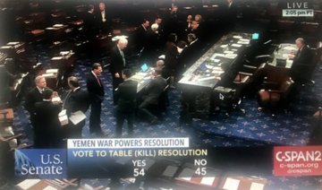 US Senate votes against bill to end American participation in Yemen conflict