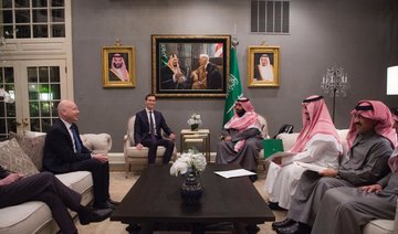 Saudi crown prince gets US pledge on Middle East peace
