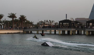 Adventure sports athletes appear to defy gravity in Jeddah