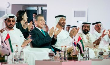 South Korean president visits his troops training Emiratis