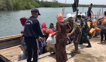 Rohingya refugee boat restocks after storm in southern Thailand