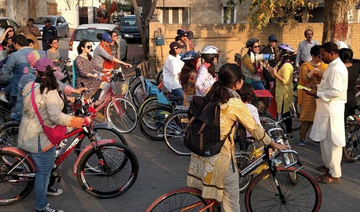 Pedaling against patriarchy: Women cyclists send message on two wheels