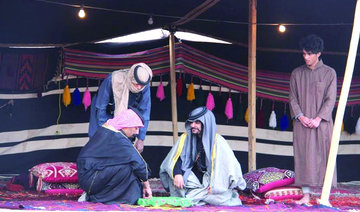 Bedouin families recall desert life in Hail festival