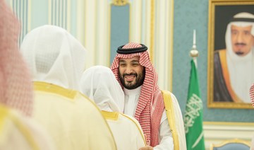 Saudi crown prince receives well-wishers on second day of Ramadan