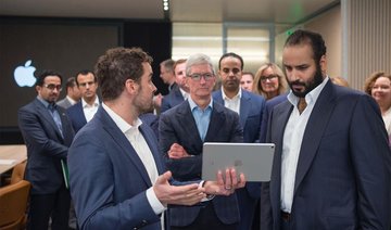 Saudi crown prince visits Apple to discuss partnership opportunities