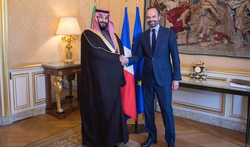 Saudi crown prince meets French PM in Paris