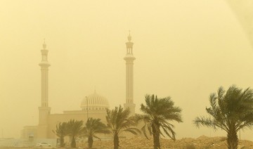 Sandstorms sweep across Riyadh