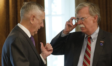 Bolton, Mattis meet at Pentagon