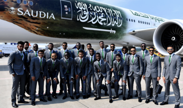 Saudi Arabia’s Green Falcons fly to St. Petersburg ahead of World Cup 