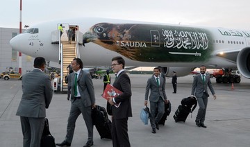 Saudi Arabia touch down in Russia ahead of World Cup