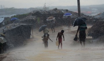 Landslides kill 11 as monsoon batters Rohingya refugees