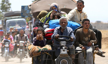Number of displaced triples to 160,000 during fighting in south Syria: UNHCR