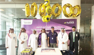 Flyadeal celebrates 1 millionth passenger milestone