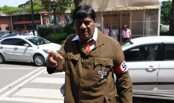 India lawmaker dresses as Hitler to criticize prime minister
