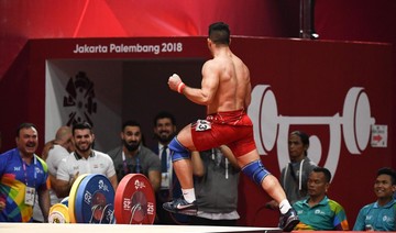 Iraqi gold medalist weightlifter becomes internet sensation with wild celebration at Asian Games