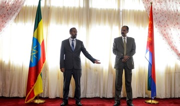 Ethiopia, Eritrea leaders celebrate peace and new year at border where war raged