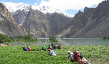In Pakistan, a high mountain water pipe brings a bonus: peace