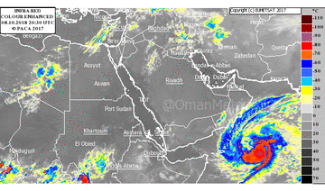 Tropical storm threatens coastal cities of Oman, Yemen