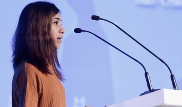 ‘Let hope unite us,’ Nadia Murad says in UAE in her first appearance as a Nobel laureate