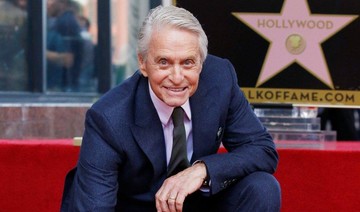 Michael Douglas joins dad Kirk with star on Hollywood Walk of Fame