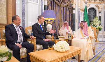 King Salman receives British envoy