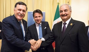 Libya’s PM Sarraj meets eastern commander Haftar in Palermo