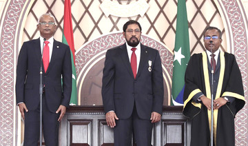 Solih sworn in as Maldives president, replacing  pro-China leader