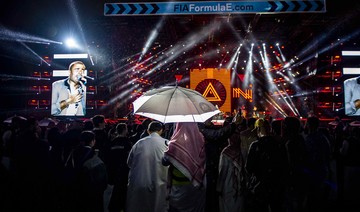 Saudi Arabia’s Ad Diriyah concert kicks off in rainy Riyadh