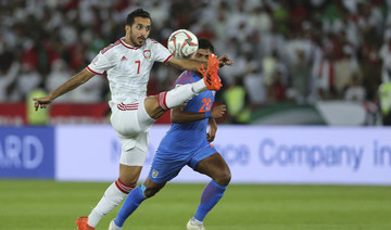 Hosts UAE beat India 2-0 to go top of Asian Cup group