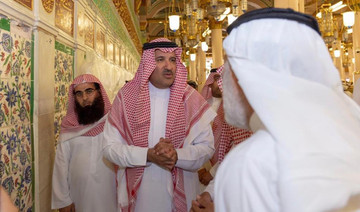 Madinah governor inspects Prophet’s Mosque restoration work
