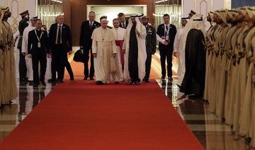 Pope Francis arrives in the UAE as part of historic visit to Middle East
