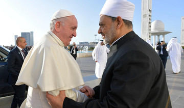Pope Francis meets Muslim leaders in Abu Dhabi on historic UAE visit