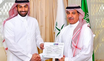 Saudi information minister hands 7th license for local company to operate cinema 