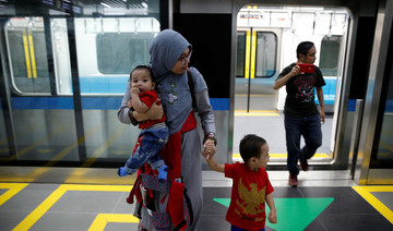 Indonesians get first chance to ride subway in traffic-clogged capital
