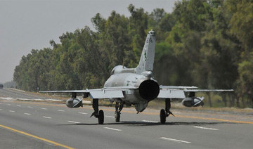 Pakistan air force conducts motorway exercise amid India tensions