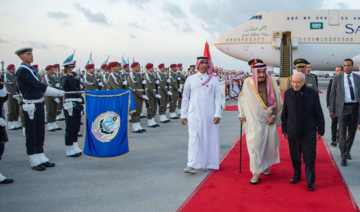 King Salman received by President Essebsi on arrival in Tunisia for official visit