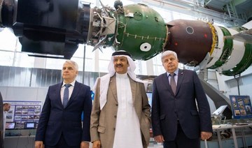 Saudi space chief visits Moscow mission control center