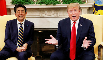 Trump says sees possibility of US-Japan trade deal by May