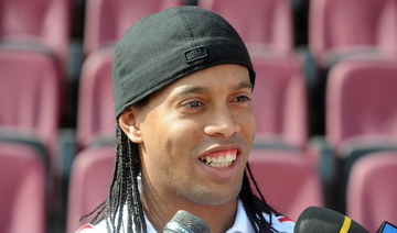 Brazilian ex-football star Ronaldinho raps against corruption