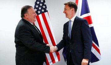 Britain warns of Iran-US conflict, Pompeo meets Europeans