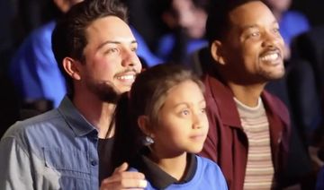 Jordan crown prince surprises child cancer patients with visit from Aladdin stars