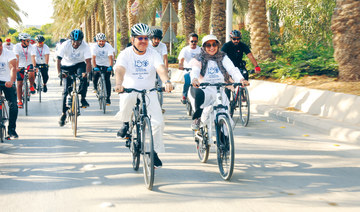 DiplomaticQuarter: Cyclists pedal in Riyadh for world peace