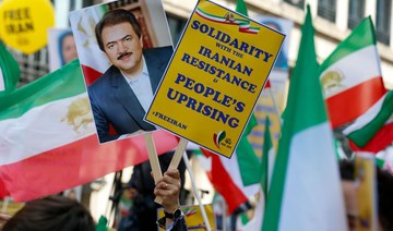 Iranian opposition groups protest in Brussels